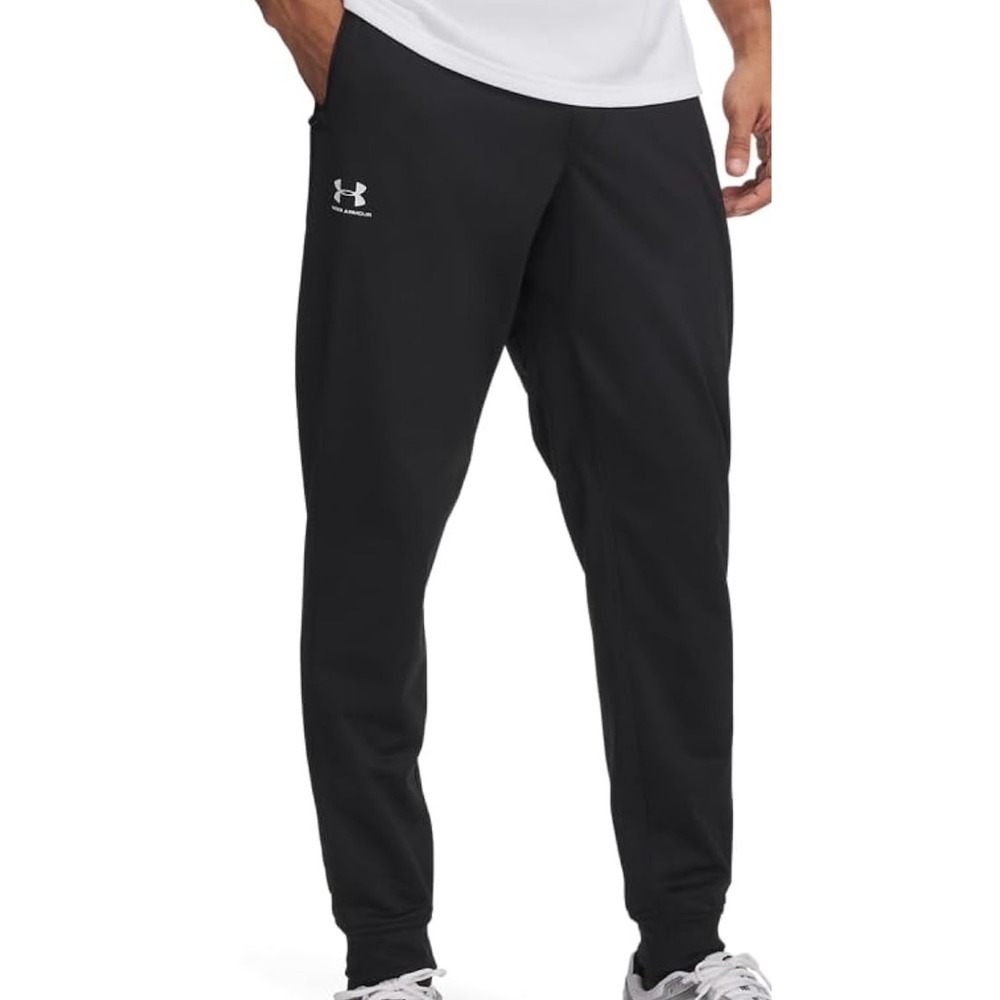 Under‎ Armour Size L Mens Sportstyle Tricot Jogger Black Loose Athletic Pants